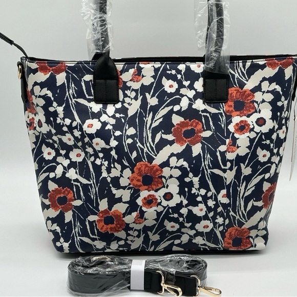 Trina Turks Floral Large Tote Bag NWT - Picture 4 of 11